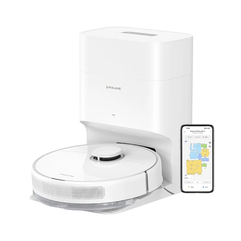 Робот-пылесос Dreame D10 Plus Gen2 для дома, 4 л, сбор пыли, LDS-навигация, всасывание 6000 па, мытье пола - Товары для дома - ТОПы продаж