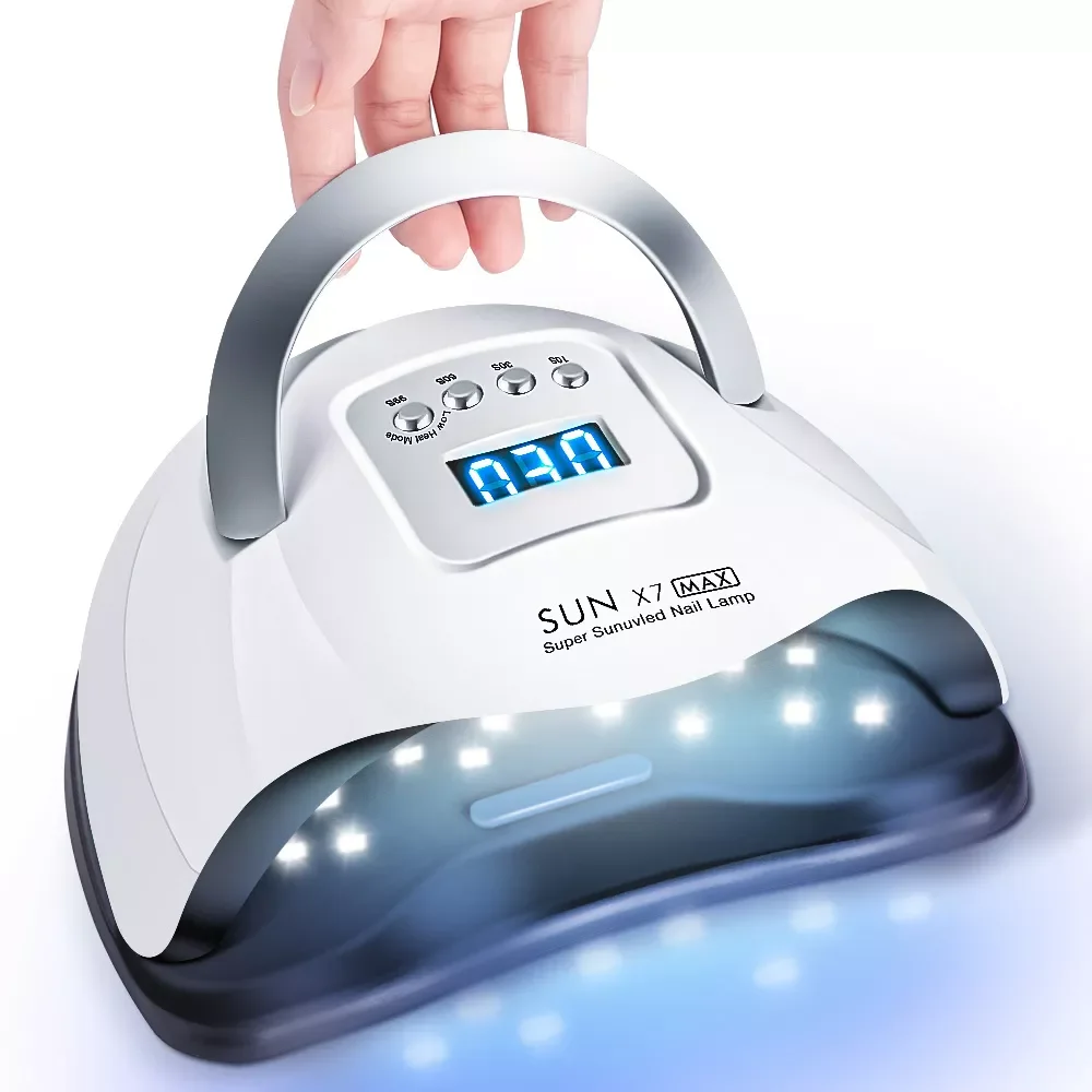 

2023NEW LED Lamp 114W Nail Dryer SUNX7 MAX Nail Lamp For Curing All Gel Nail Polish Portable Design Auto Timer Sensing Manicure