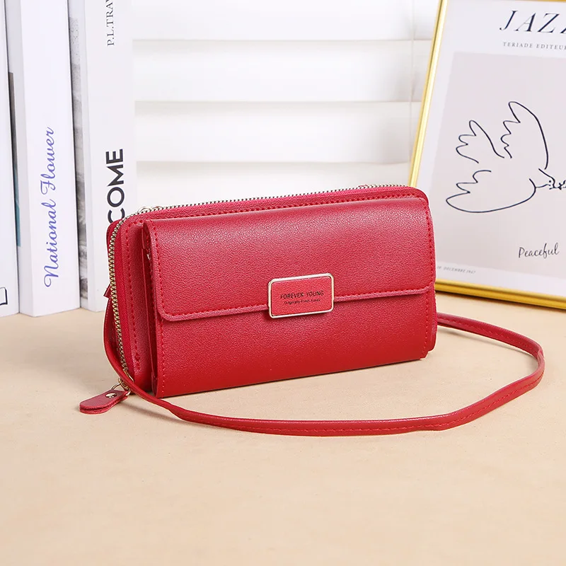 2023 New Cross-border Lady's Wallet Korean version of large-capacity multi-function shoulder bag with long clutch bag and coin p