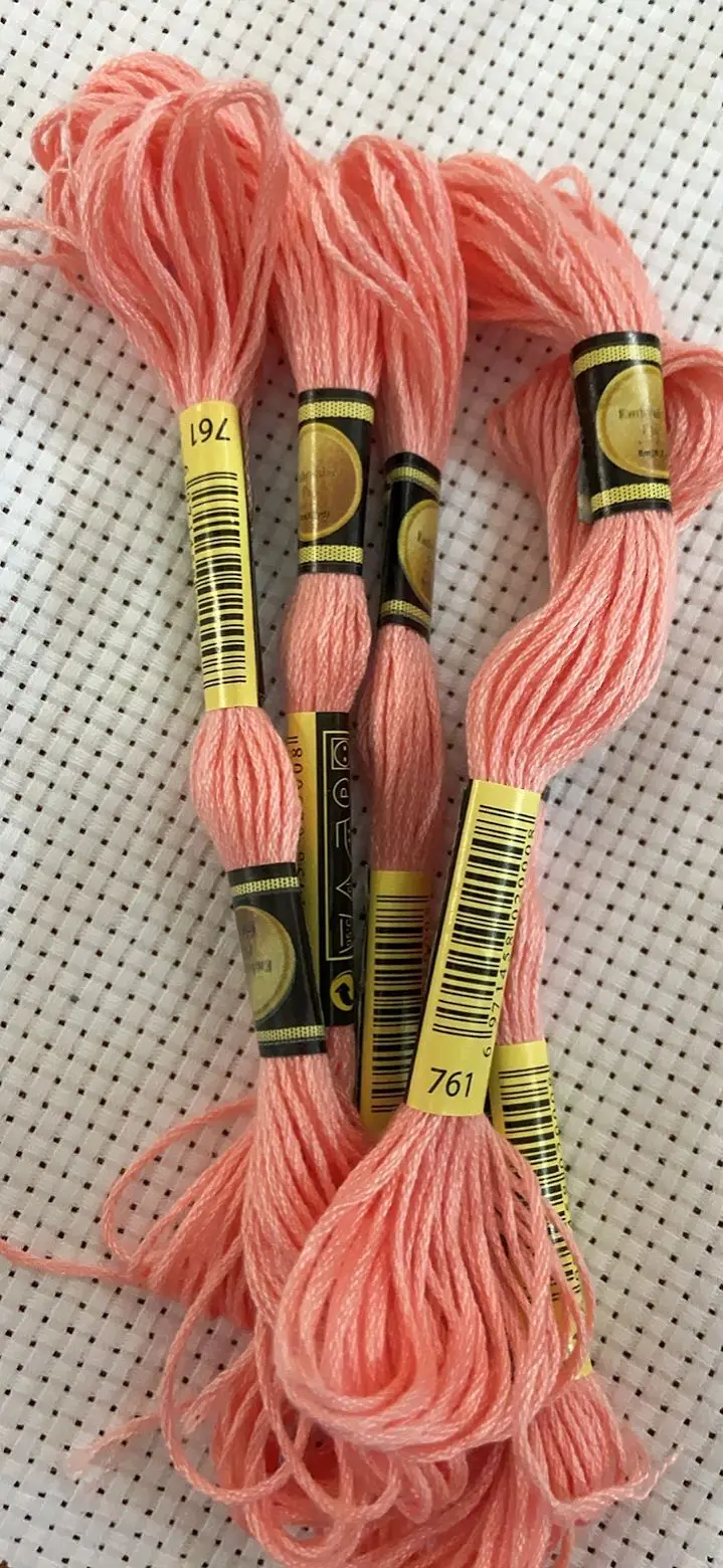 10 шт./лот набор ниток для вышивки крестиком нить вышивания начинающих DIY 8 м моток