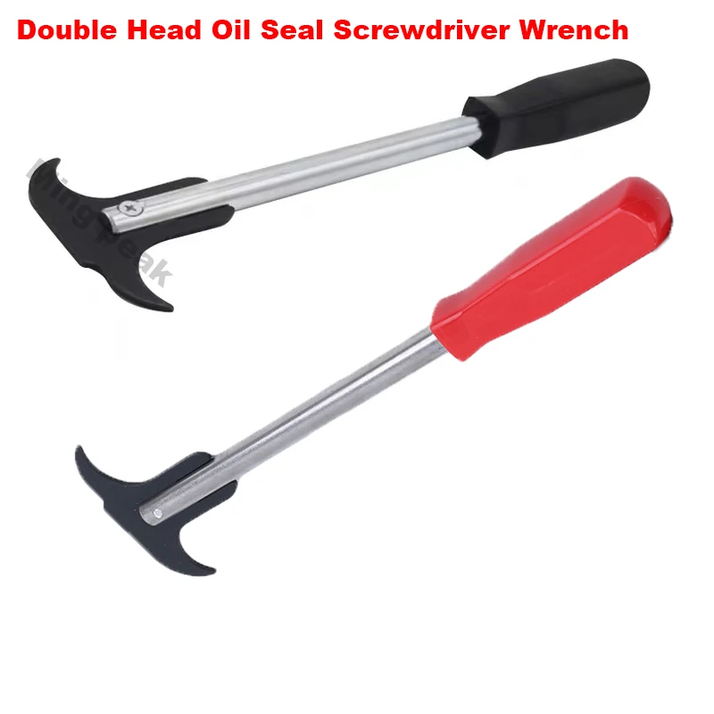 

1pcs Double Head Oil Seal Screwdriver Wrench Puller Car Oil Seal Removal O-Rings Grease Seal Key Nuts Puller