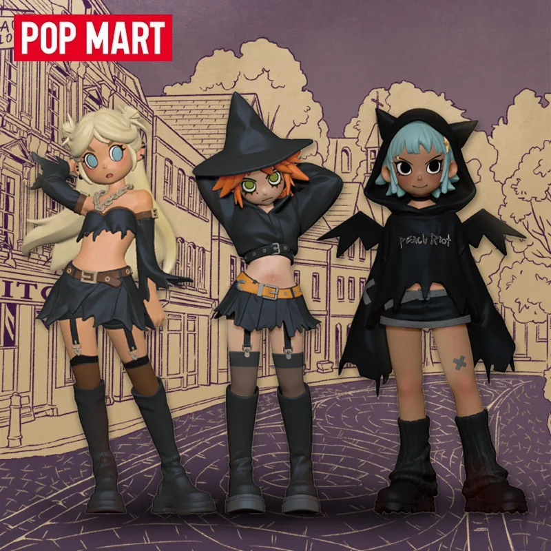 Pop Mart Peach Riot Witchy Punk Фигурки 100% оригинальные игрушки куклы милые аниме фигурки