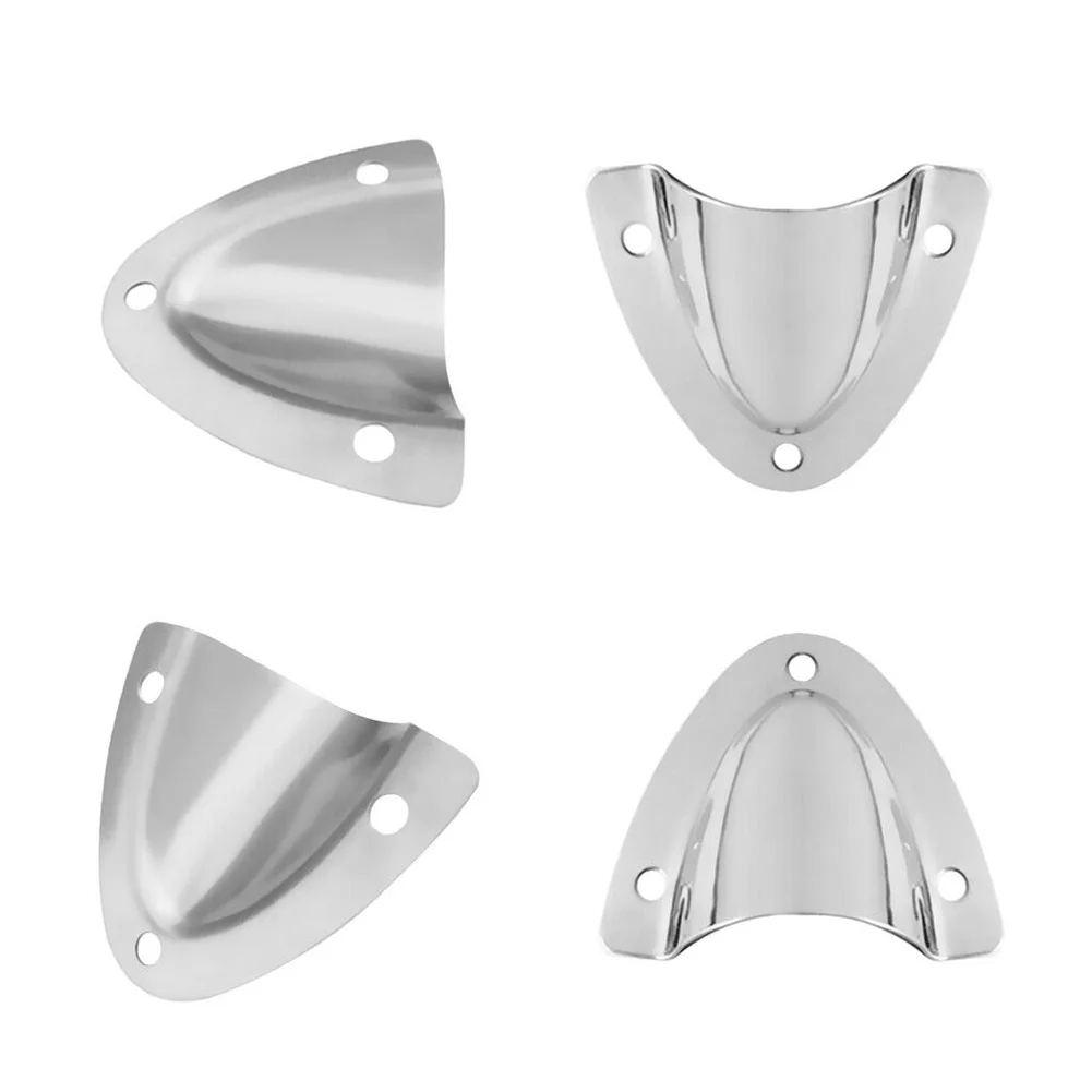 

4pcs Boat Clam Shell Vent Stainless Steel Ventilation Marine Vent Cover 316 Stainless Steel Used To Seal And Splash-proof Openin