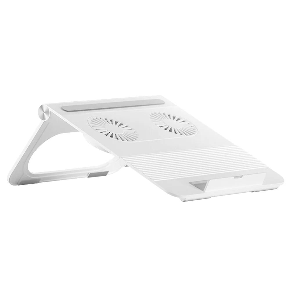 

Laptop Cooling Rack Adjustable 2-fan Laptop Computer Stand Air Cooler Stand