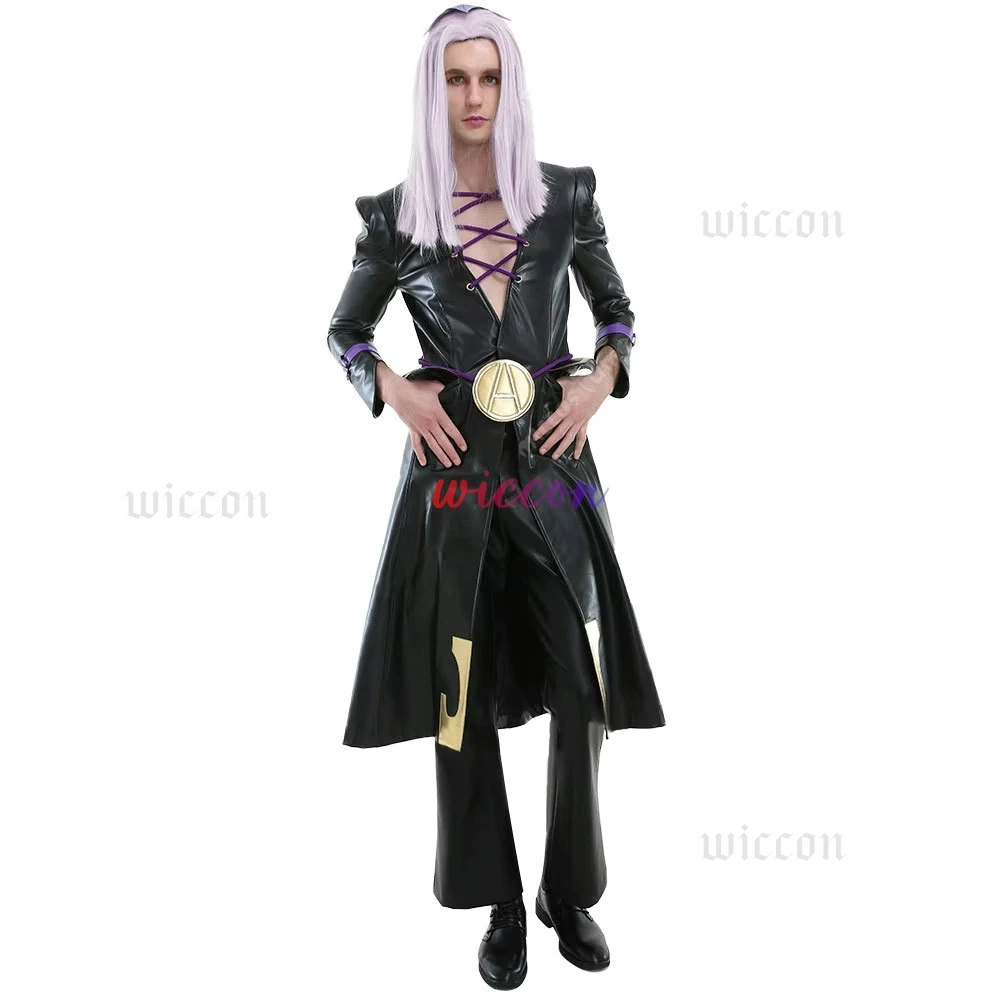 Невероятные приключения Косплей Золотой ветер Леоне Аббаккио Костюм Униформа