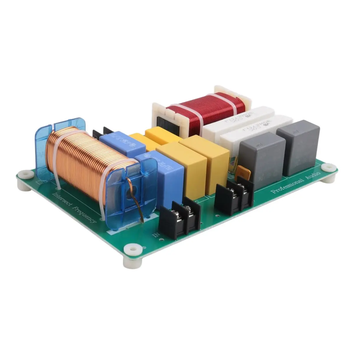 Фото Двухполосный кроссовер Douyuu 800W (2800 Гц) PA-280 для твитеров и вуферов, разделитель высоких и низких частот для профессиональных сценических акустических систем 6-18 дюймов №4