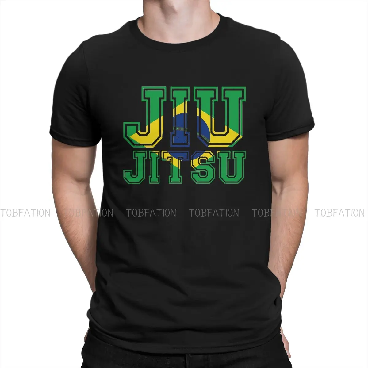 

Jiu Jitsu Brazilian Jiu Jitsu Brazi Flag BJJ Cotton T Shirt Harajuku Alternative Men's Tshirt O-Neck Men Clothes