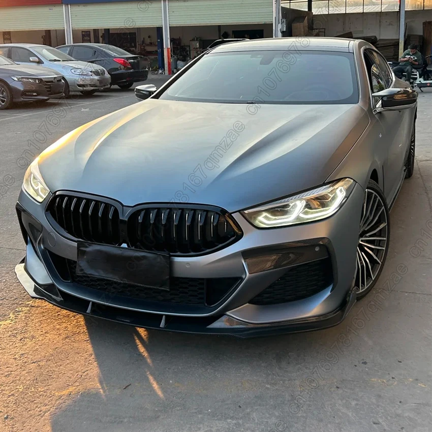 Фото 3 шт. передний бампер, сплиттер, спойлер, диффузор для BMW 8 серии G14 G15 G16 M-Sport 840i 840d M850i 2018-2024, комплекты тюнингового кузова №3