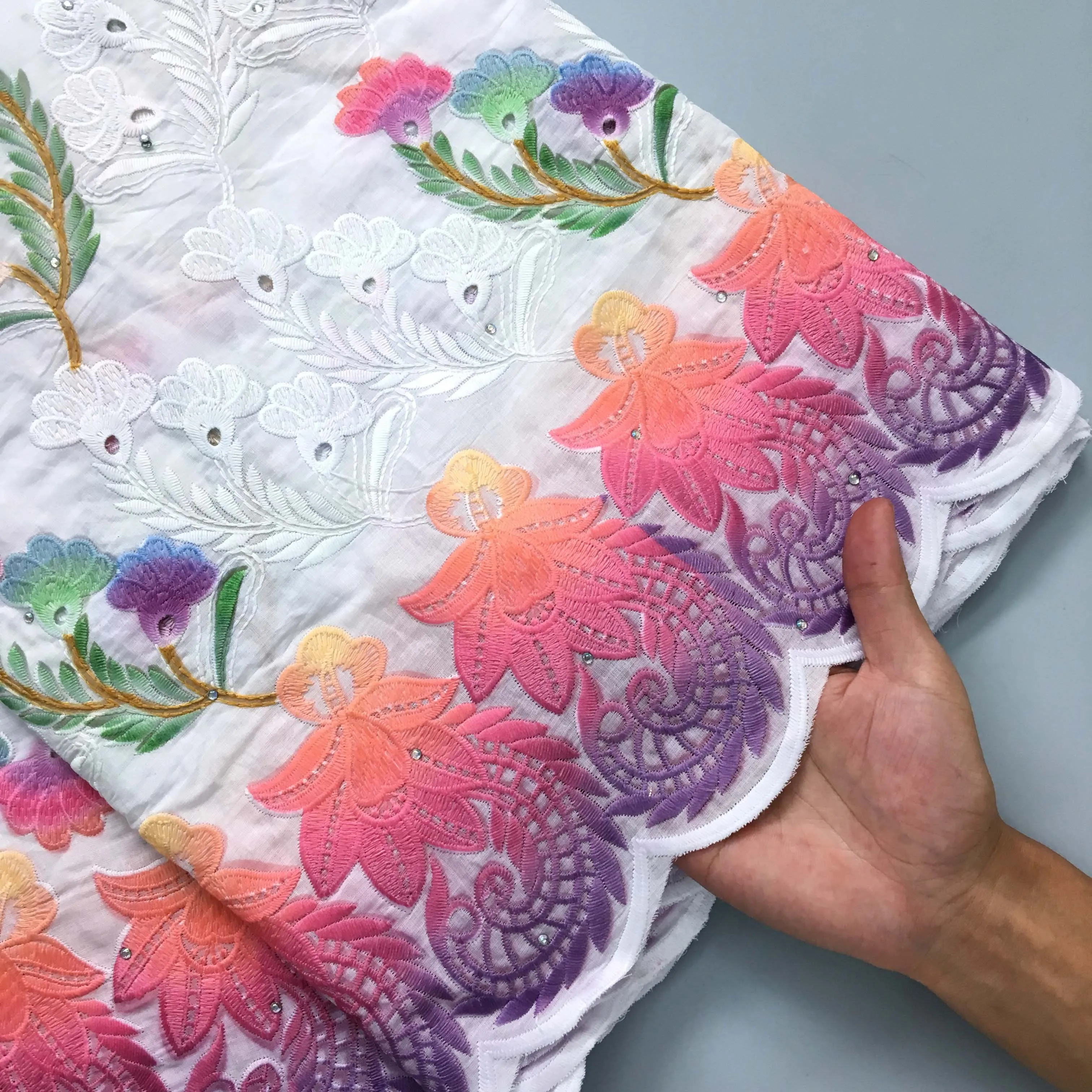 Кружевная ткань SJD Африканское женское платье 2024 высококачественное нигерийское