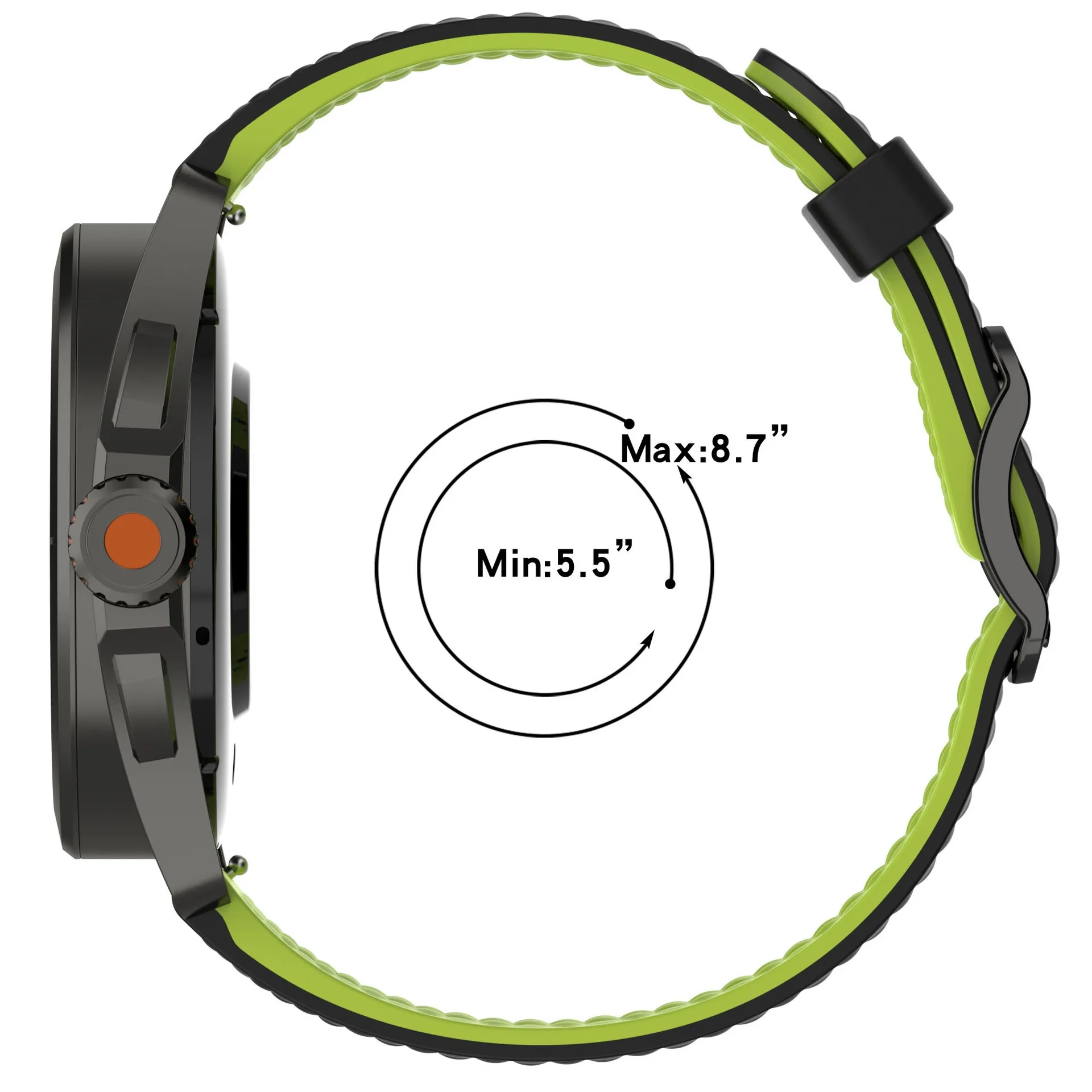 Силиконовый ремешок 20 мм 22 мм для Xiaomi Mi Watch 2 ProS4 S3 S2 S1 Active Sport Watchbands для Amazfit GTR 47 ммGTR 4 3 ProGTS Band (art.: 3920c978ddc09) - 3920c978ddc09