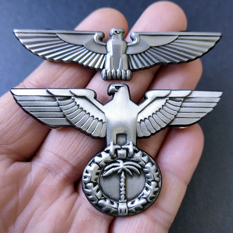 Немецкий Орел Железный крест венок Военная армейская брошь заколка для рюкзака