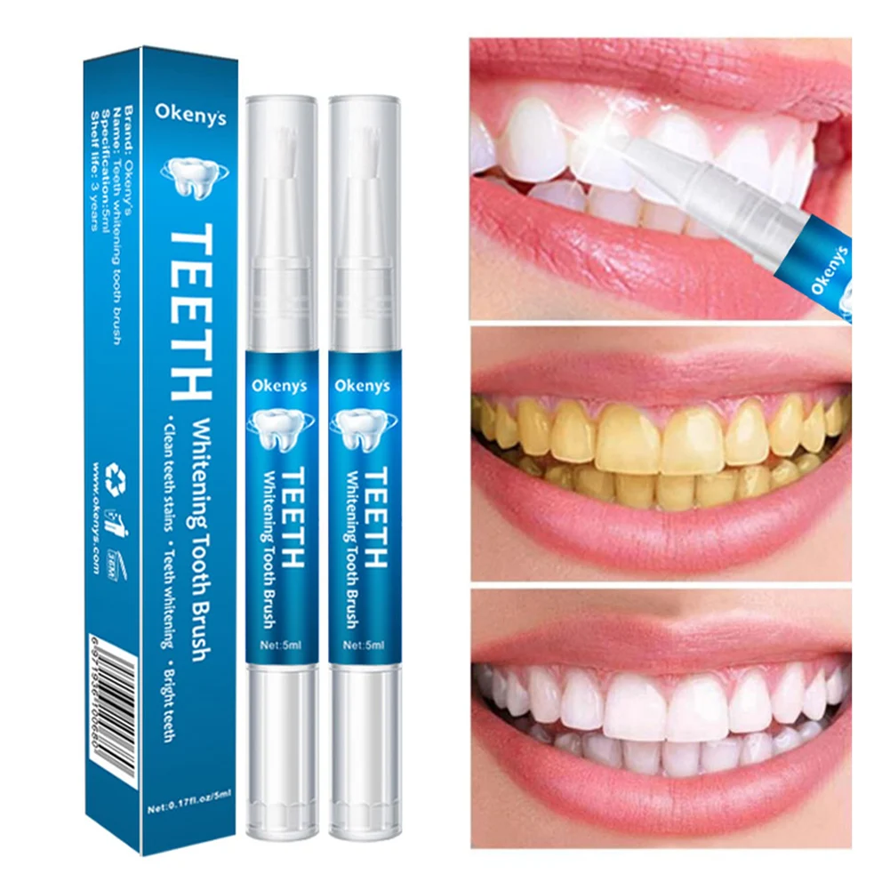 

Teeth Whitening Pen Tooth Gel Whitener Bleach Remove Stains Oral Hygiene Instant Smile Teeth Whitening Kit Cleaning Serum 5ml