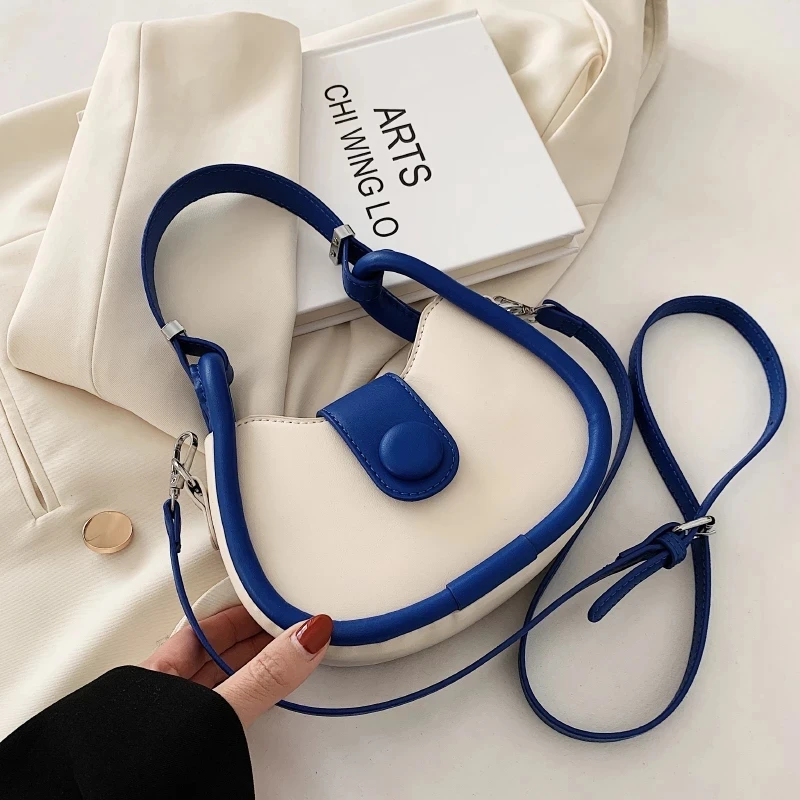 

Ladies Underarm Bag Shoulder Crossbody Messenger Bags 2022 Fashion Design Mini Half Moon for Women Summer Handbag Luxury Brand