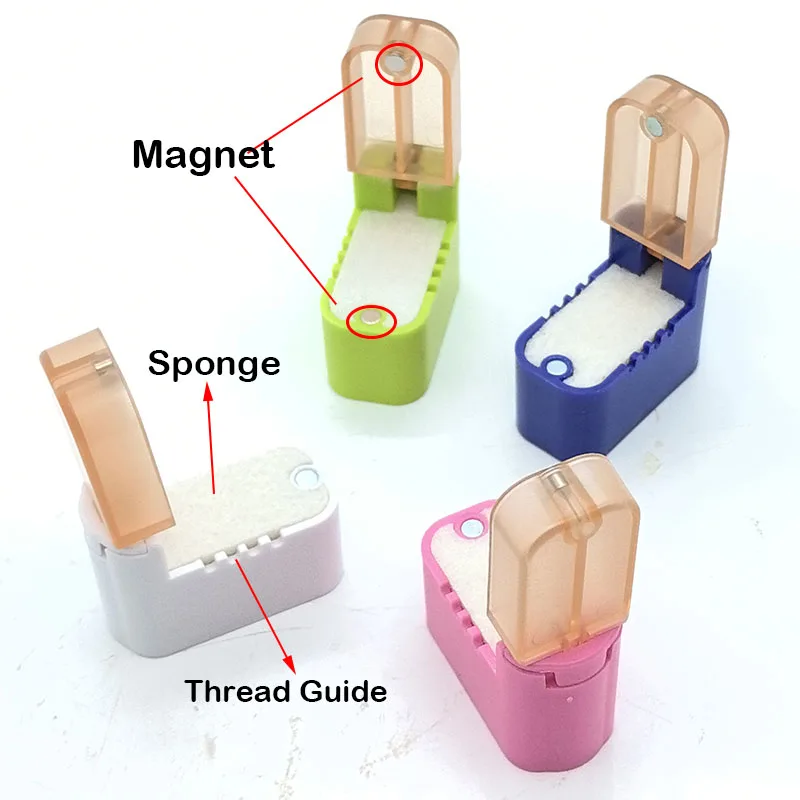 Новый товар цветной пластиковый магнитный силиконовый масляный ящик для разъема