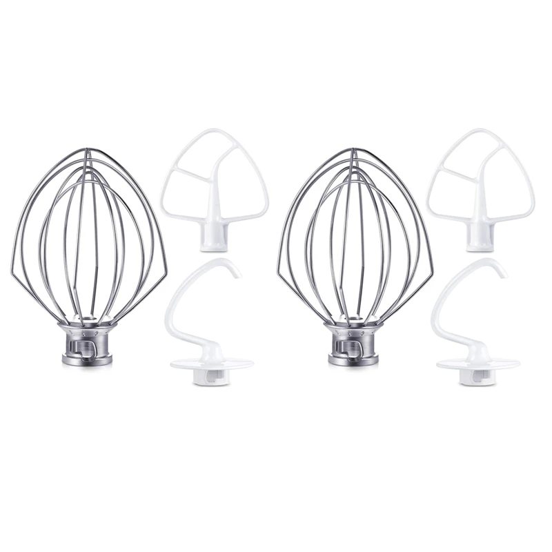

Blender Kit For K45DH Dough Hook,K45WW Wire Whip,K45B Coated Flat Blade Scraper,9 Pcs Bowl Vertical Mixer Repair Kit