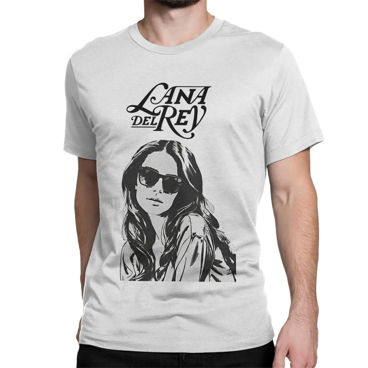 Футболка Мужская/женская с круглым вырезом повседневная тенниска из 100% хлопка