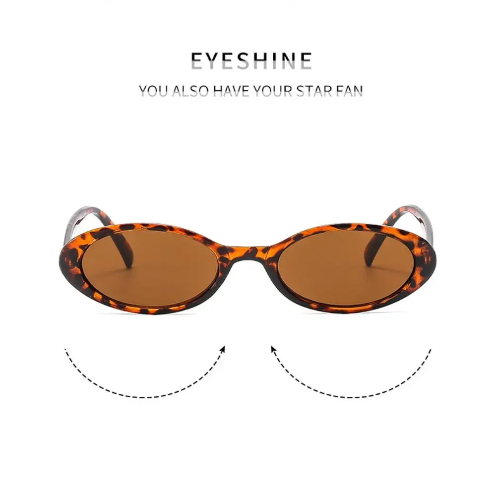 Очки солнцезащитные в овальной оправе UV400 для мужчин и женщин модные