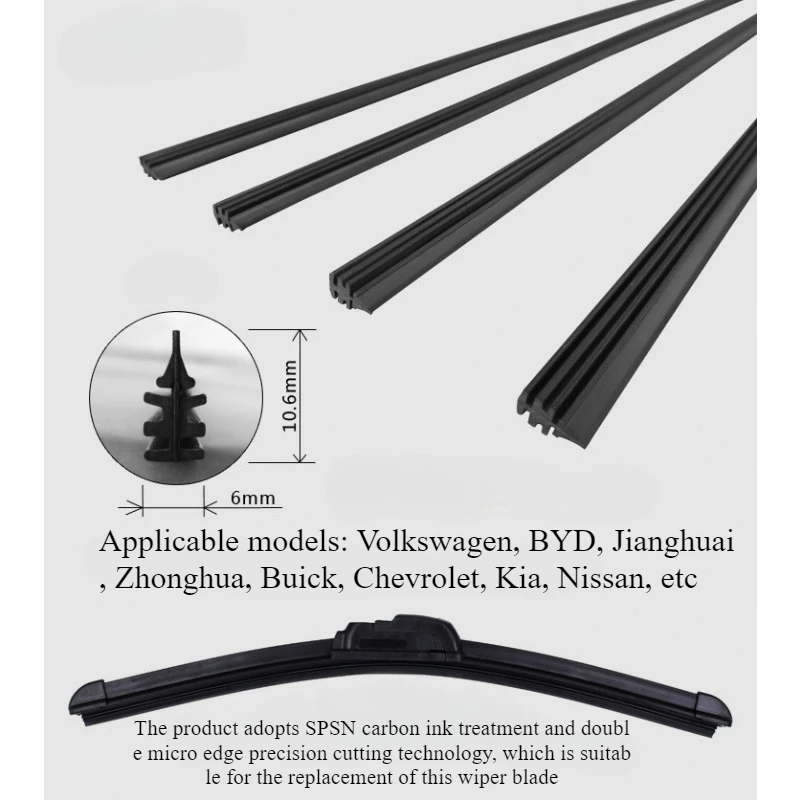 

2 шт., резиновая полоса для автомобильного стеклоочистителя, 28 дюймов, резиновая встроенная щетка стеклоочистителя без костей, 24 дюйма, 20 дюймов, замена полосы стеклоочистителя 18 дюймов, 16 дюймов, CN