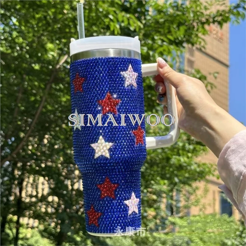 Синий стакан Klein флаг США звезды цвета стандартная бутылка для воды из