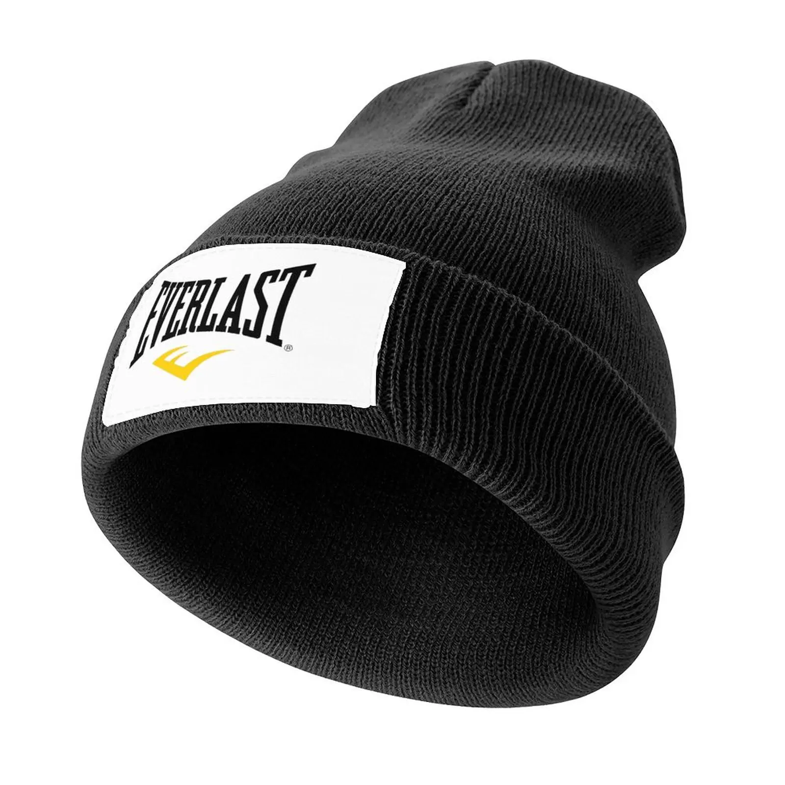 Вязаная шапка Everlast on Black дропшиппинг рыбацкая альпинистская в стиле аниме шапки