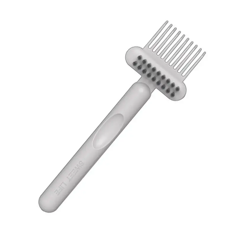 

Расческа для волос 2 в 1, ручная щетка для удаления грязи с эргономичной ручкой, инструменты для быстрой очистки волос от пыли и ворса для