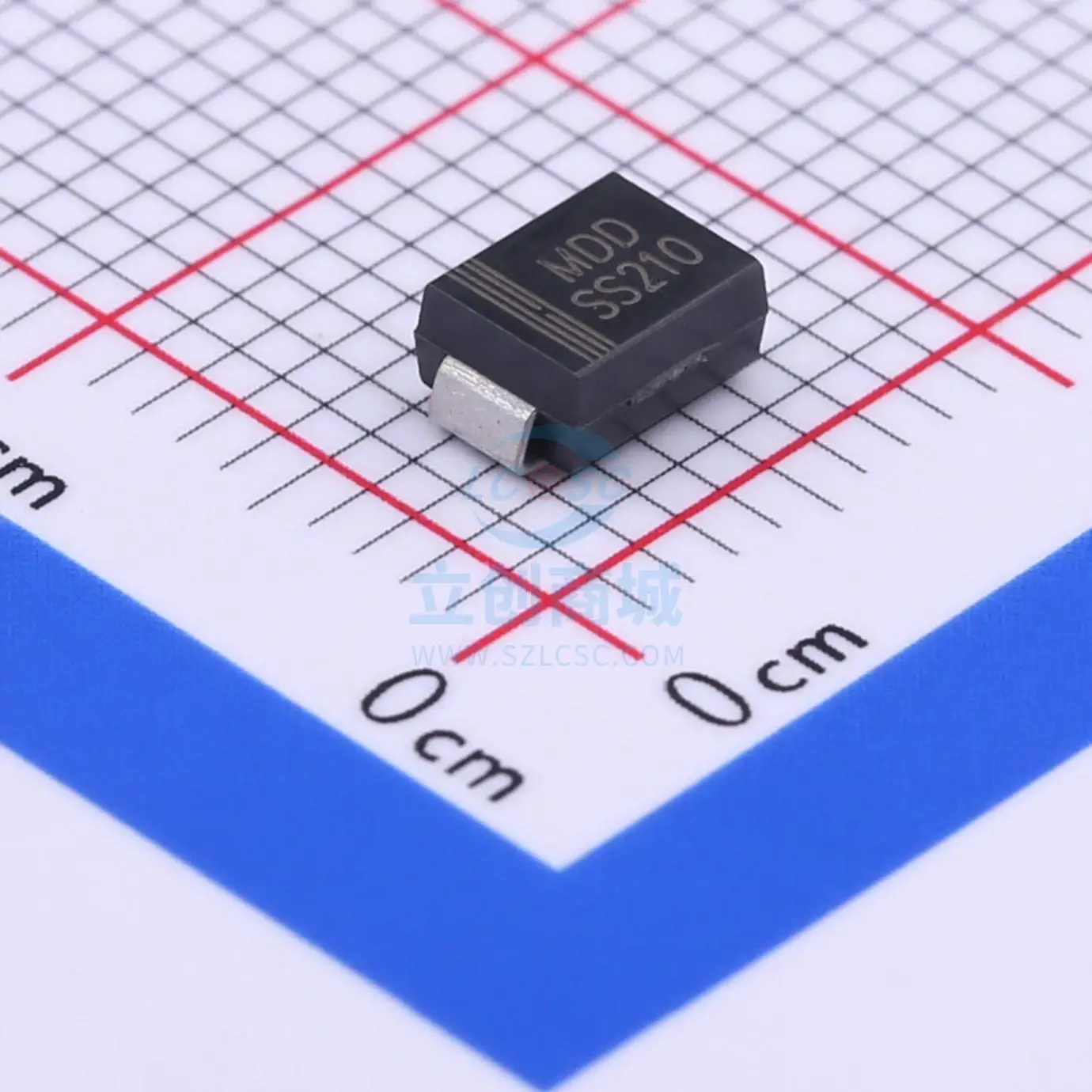

free shipping 100V 2A 850mV@2A SS210B50pcs