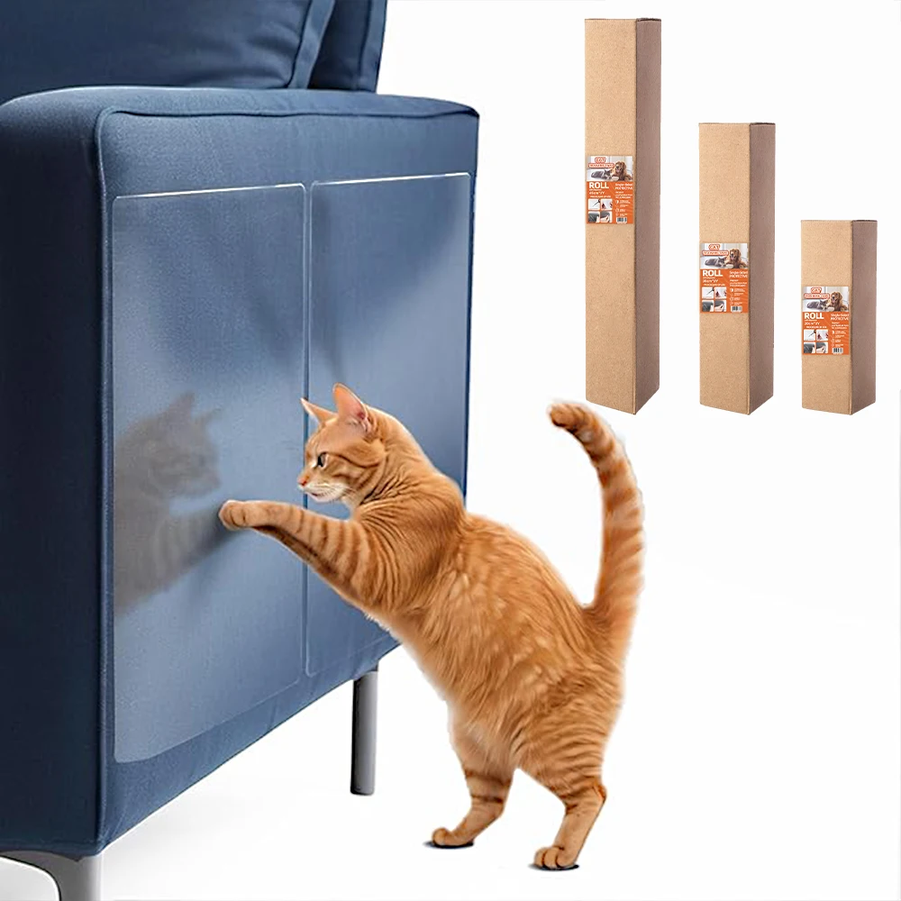 1-рулонная Тренировочная Лента Для Кошек Устойчивая К Царапинам Защита Мебели
