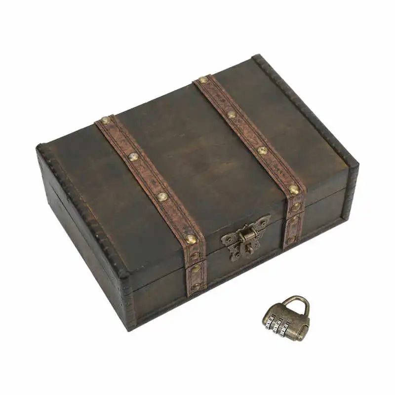 

Jewelry Storage Box High Strength Vintage Jewelry Box Synthetic Wood for Jewelry storage for Item collection