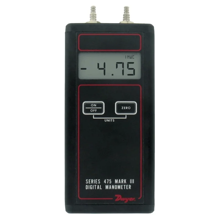 

Original Dwyer 475 series intrinsically safe handheld digital manometer 477