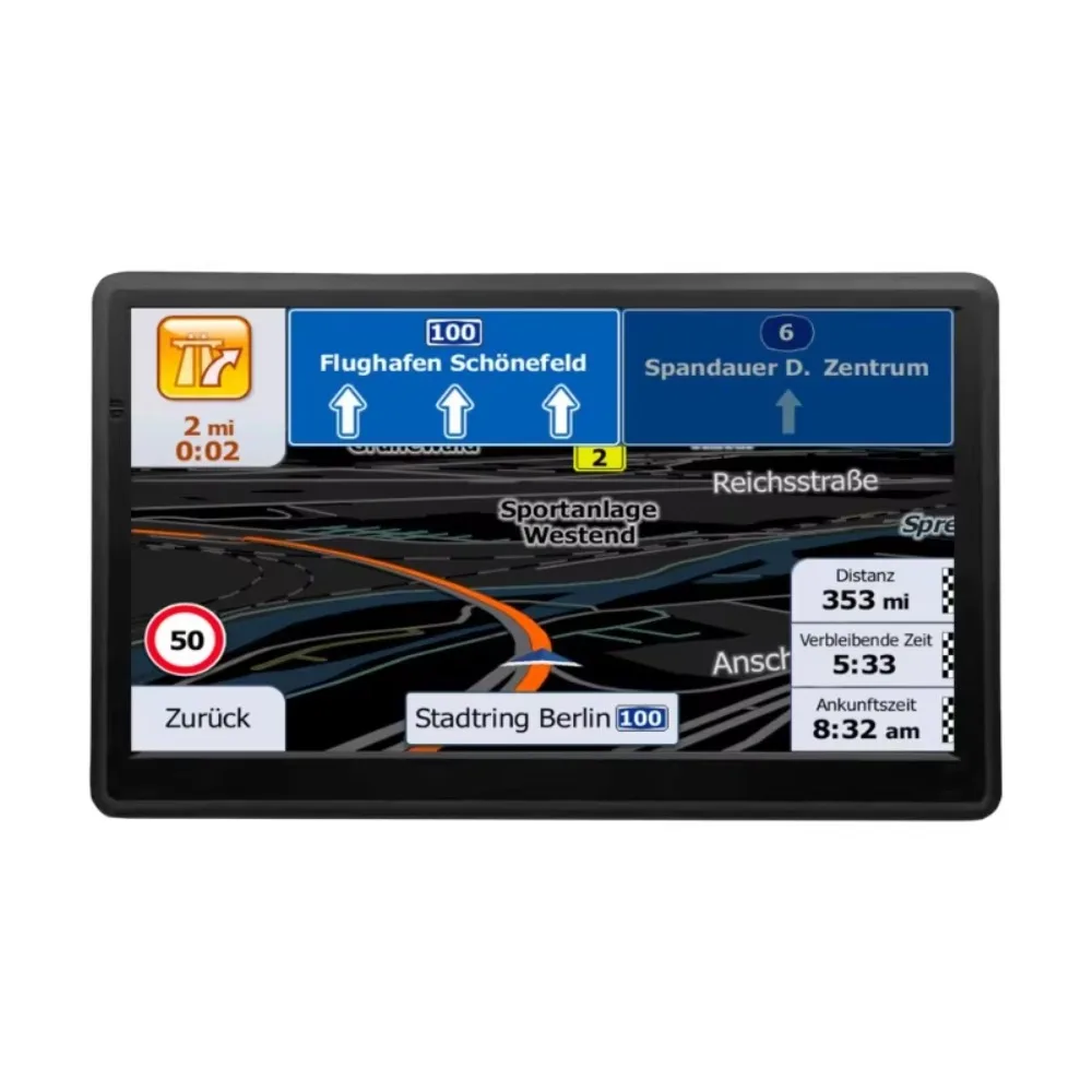 Veclumin X20-1 Автомобильная GPS-навигация для немецкая говорящих стран 5 &quot7" 9 &quot8G + 256M
