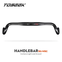 toseek rs wrc carbon gravel handlebar exotropism handle bar 31 8mm cyclocross road bike handlebars 400420440mm matte black