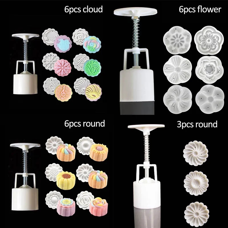 1 Набор ручное давление снежная луна форма для торта пищевой резак печенья