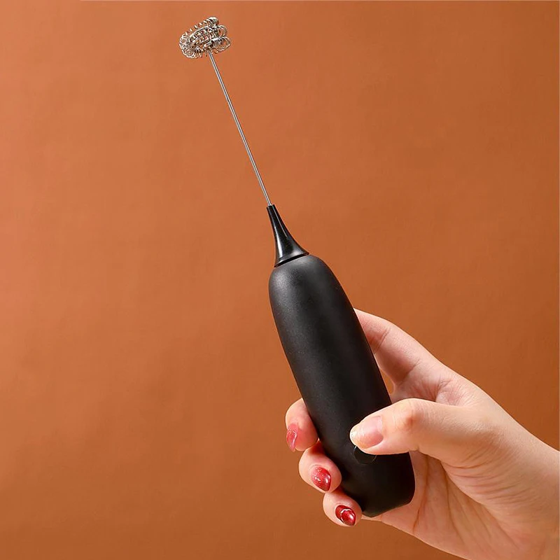 Ручной Миксер для взбивания яиц работающий на батарейках миксер капучино мини