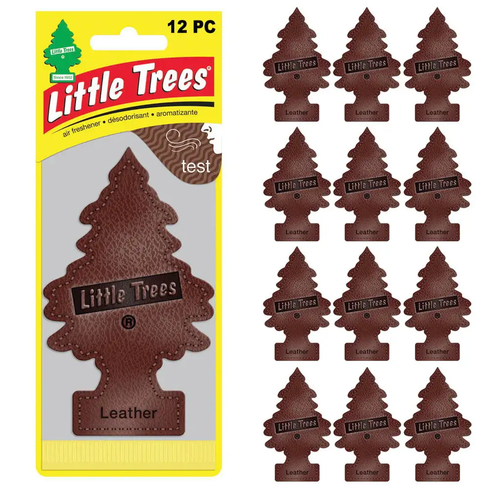 

12 Little Trees Leather Scent Car Air Freshener Car Auto Office Home Hanging Air Freshener perfume car accessories interior