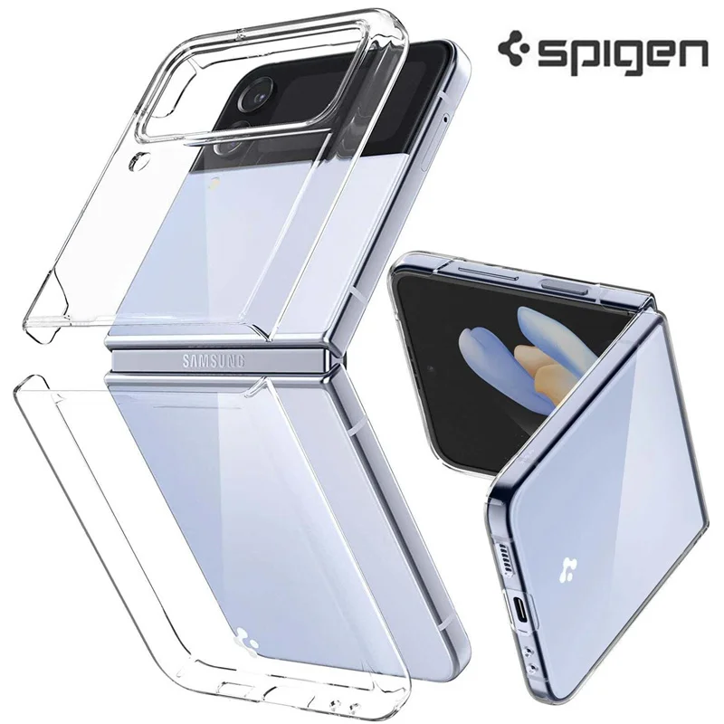 

For Samsung Galaxy Z Flip 4 Flip4 Transparent Case | Spigen [Air Skin] Folding Screen Clear Back Cover