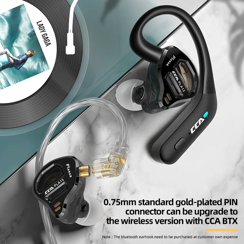 Металлические проводные наушники CCA PLA13 наушники-вкладыши для монитора HiFi музыка