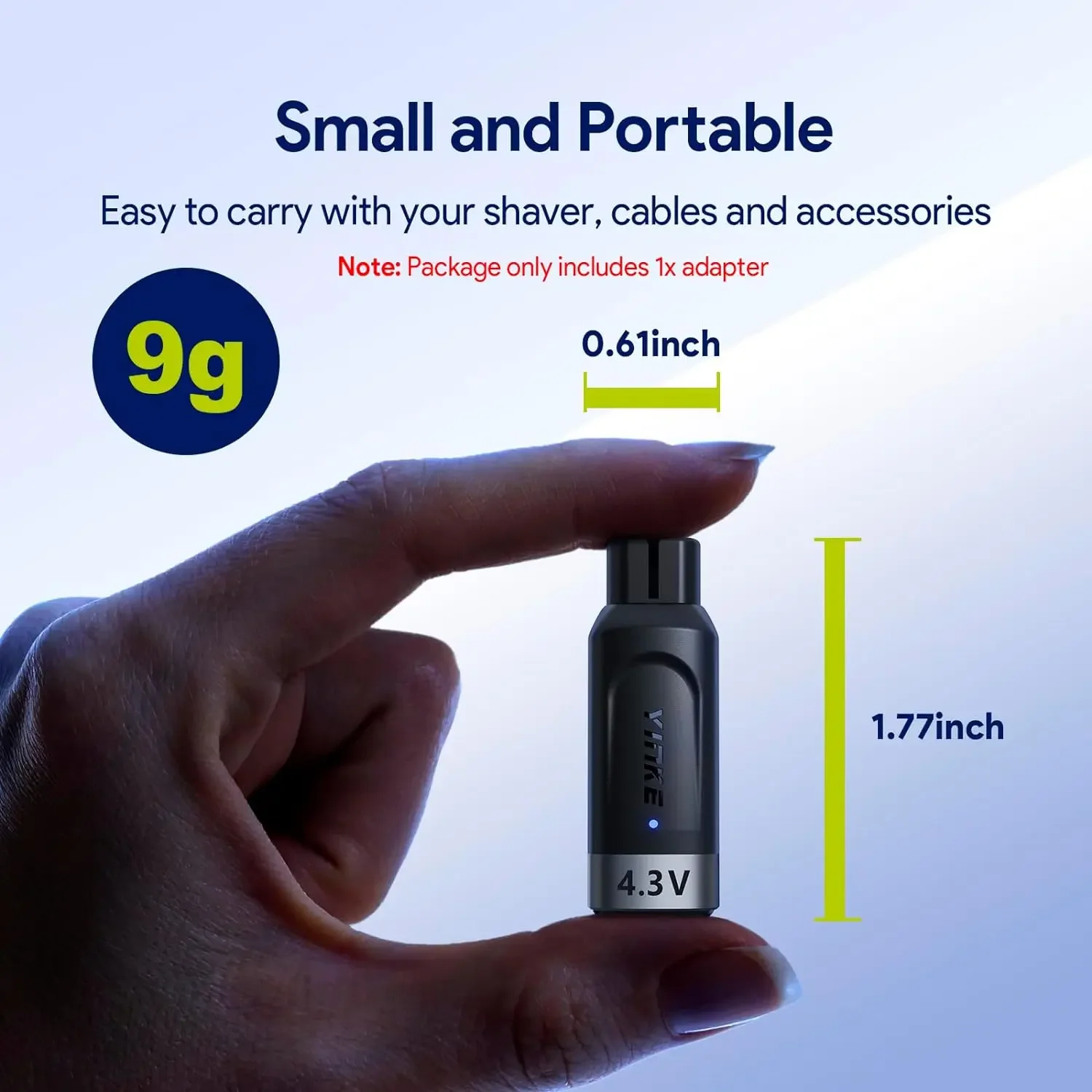 Yinke 4 3 В Type-C адаптер для бритвы зарядный преобразователь Philips Norelco Oneblade QP2520 QP2515 QP2620