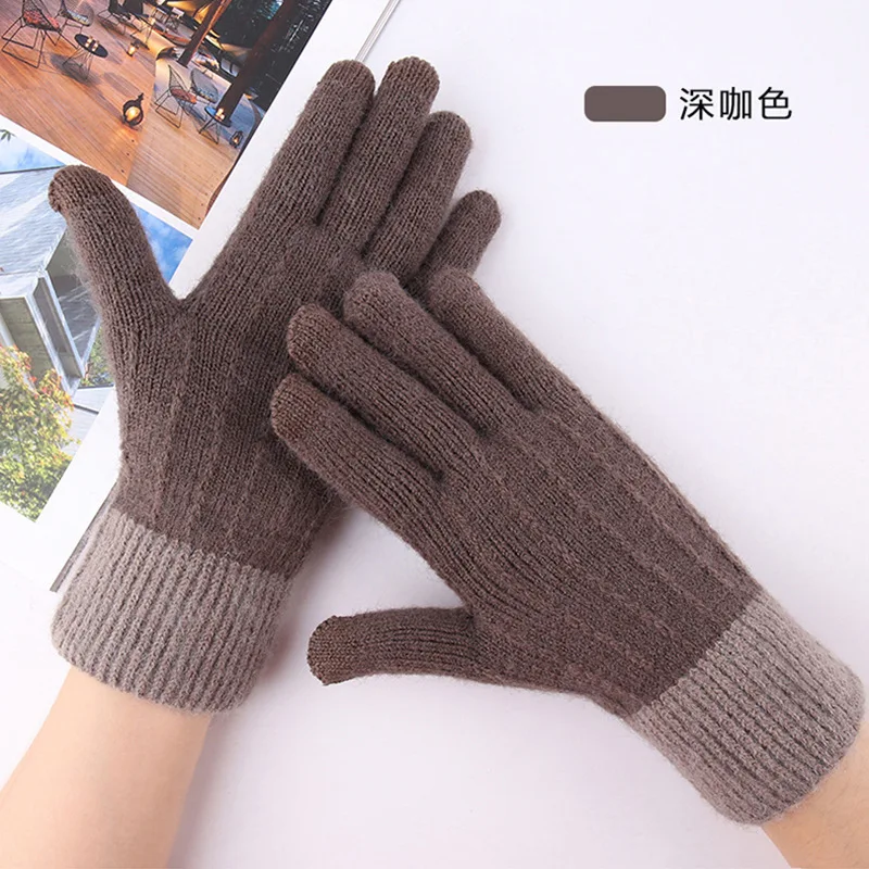 Ski Gloves Finger Touch Screen Warmth Windproof Anti-slip Comfortable Ski Glove