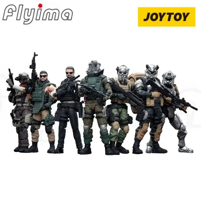 [В наличии] экшн-фигурки JOYTOY1/18 10,5 см, 7 шт./комплект, ежегодный армейский конструктор, рекламная упаковка, аниме сборные модели, бесплатная доставка