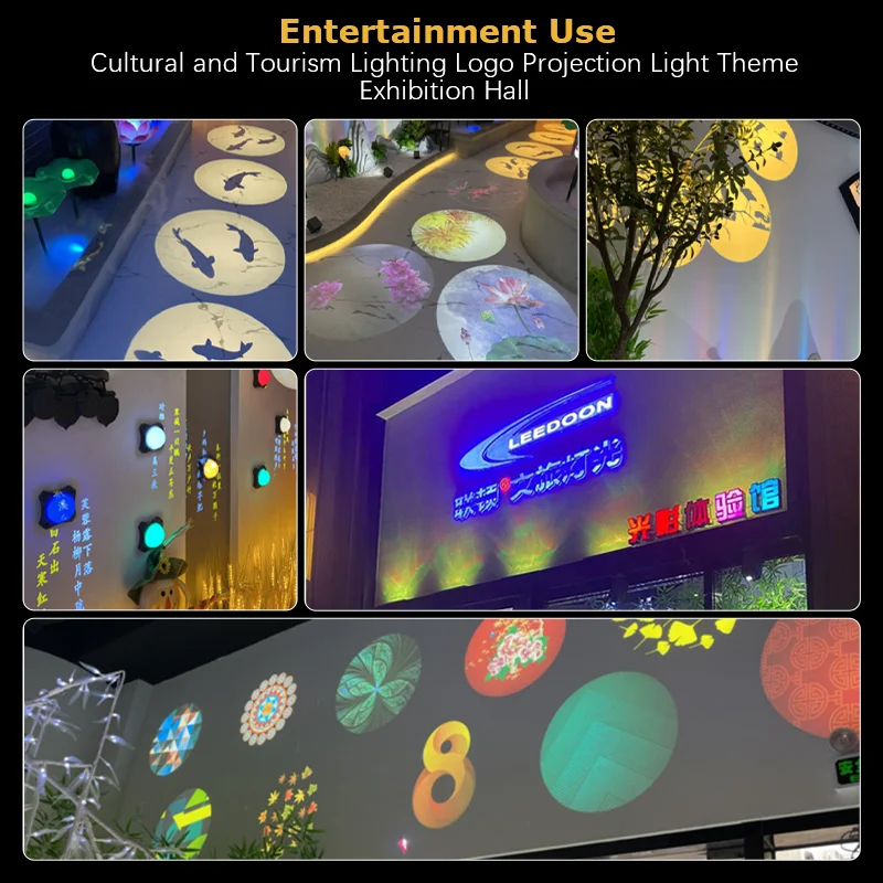 25 Вт статическое вращение изображения для рекламы светодиодный мини-проектор с