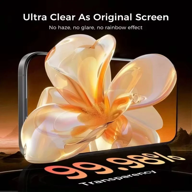 Защитное стекло 8K HD для iPhone 18, 17, 16, 15, 14, 13, 12, 11 Pro Max, Mini, Air, 16e, 7, 8 Plus, SE, XR, XS, X, полное покрытие экрана (art.: 3920dc67e6166) - 3920dc67e6166