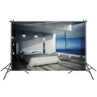 Landscape Room Bedroom Night View Photography Background Photozone Photocall Photographic Backdrops For Video Photo Studio
