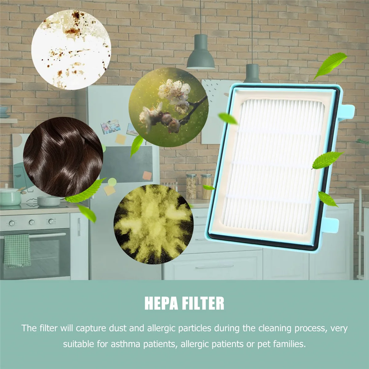 Hepa-фильтр для пылесоса Philips FC5832 FC5835 FC5836 FC5982 FC5988 FC9350 FC9351 FC9352 FC9353 детали робота