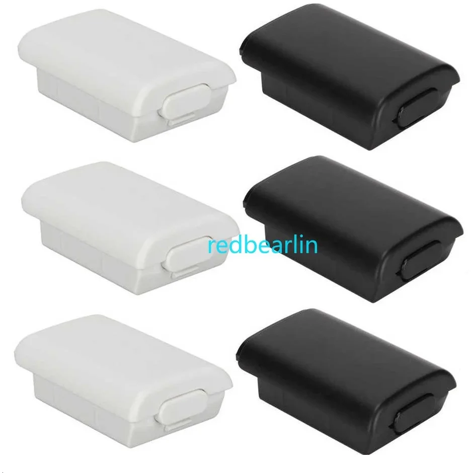 

100/50PCS Black White Battery Case for Xbox 360 Wireless Controller Rechargeable Battery Cover Door For Xbox 360 Controller