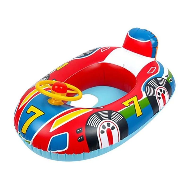 Inflatable Swimming Rings Baby Water Play Games Seat Float Boat Child Swim Ring Accessories Water Fun Pool Toys images - 6