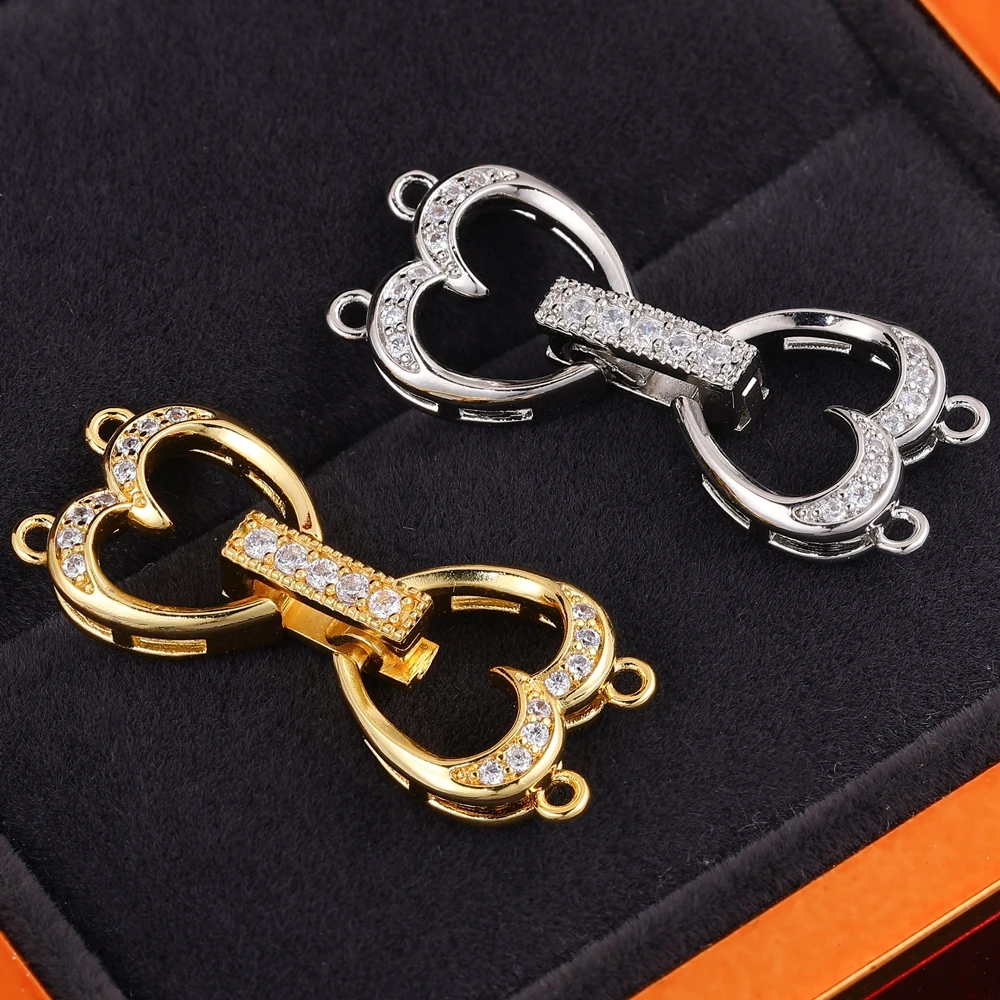 Застежка-застежка для бусин Juya DIY 18K