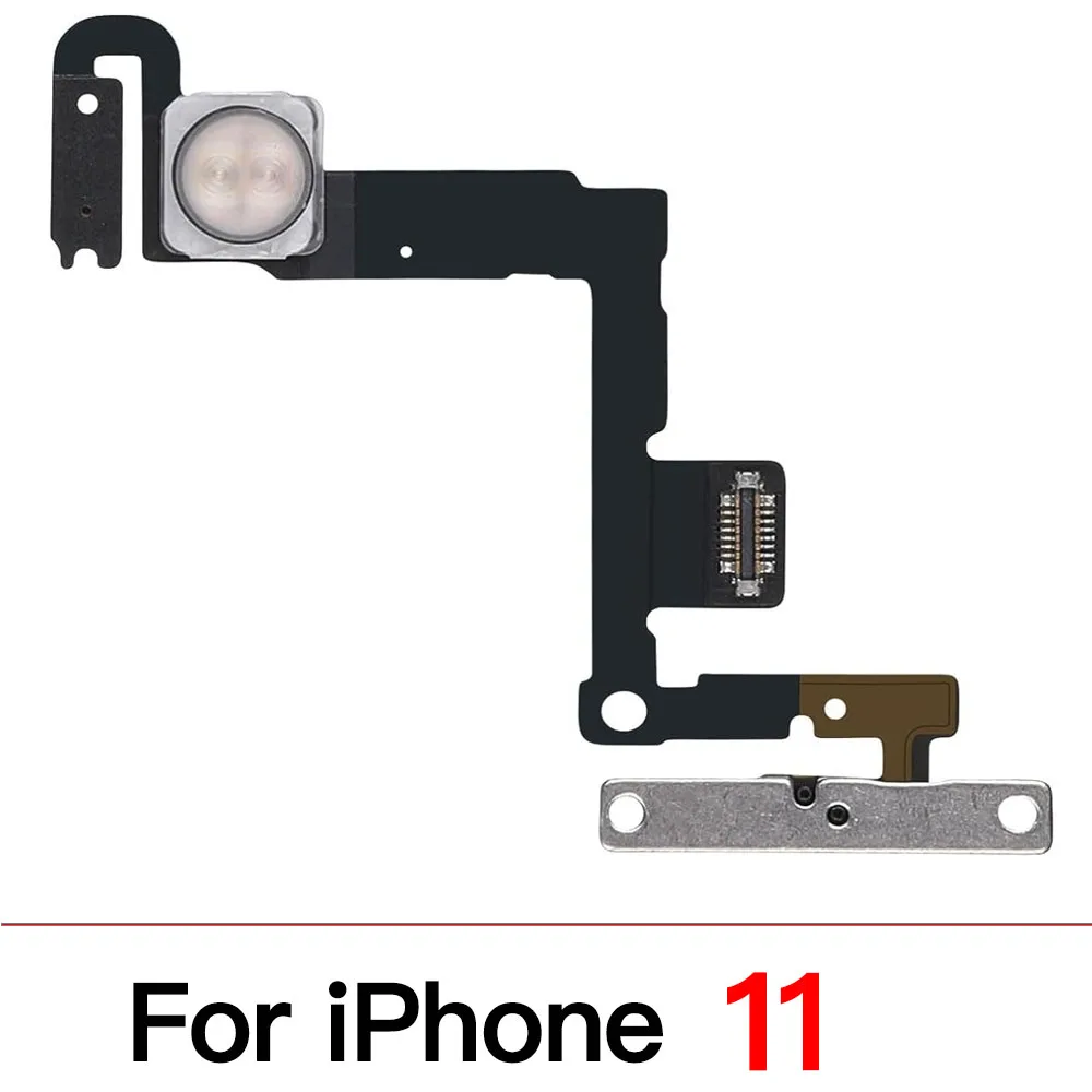 Замена для iPhone 11 Pro Max Power и Кнопка громкости с гибким кабелем переключателя