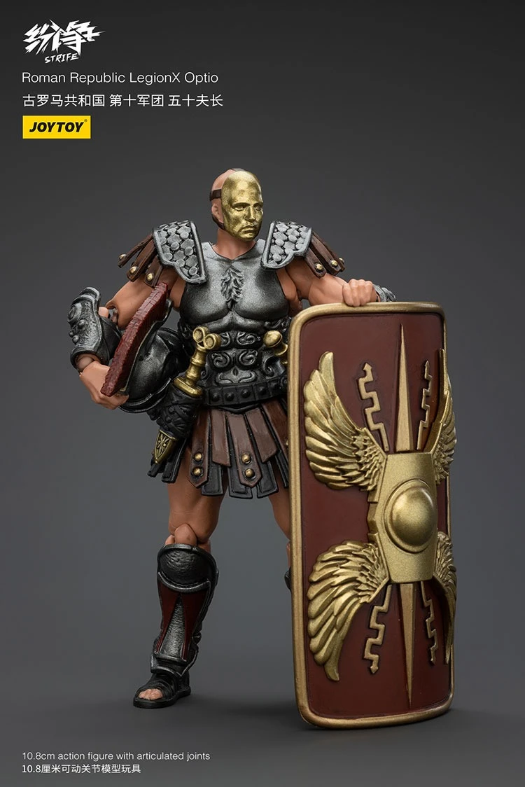 Фото Фигурка JOYTOY Strife Roman Republic LegionX Optio: Коллекционная модель, подарок, украшение №4