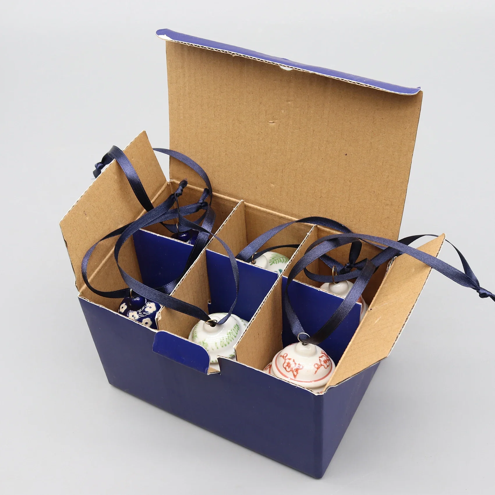 Керамические Подвески набор из 6 Мини керамических банок рождественские