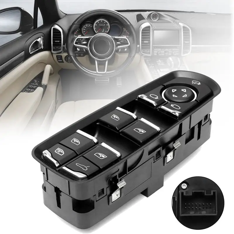 

7PP959858MDML Power Window Switch for Porsche Panamera Cayenne Macan Car Electric Power Closing Window Panel Switch